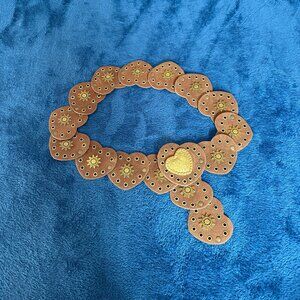 Brown Western Studded Belt | Cowgirl Boho Statement | One Size